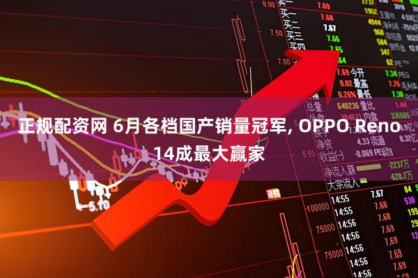 正规配资网 6月各档国产销量冠军, OPPO Reno14成最大赢家