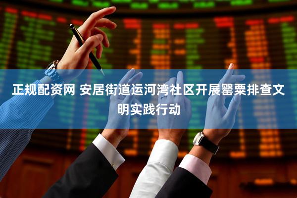 正规配资网 安居街道运河湾社区开展罂粟排查文明实践行动